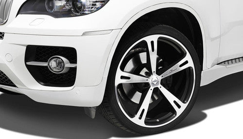 AC Schnitzer Type V Forged 22 Inch Alloy Wheels/Rims for BMW X5 M X5M (E70) - 5-Spoke Concave Lightweight Set of 4, Square 10J x 22 or Staggered 10J/11.5J x 22 - Aftermarket Performance SUV Upgrade
