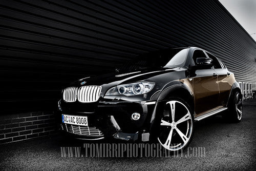 AC Schnitzer Type V 22 Inch Forged Alloy Wheels/Rims for BMW X6 E71 (2008-2014) - Genuine 5-Spoke, Deep Concave, Lightweight - 22x10 Square or 22x10 & 22x11.5 Staggered - RDC TPMS Compatible - Set of 4