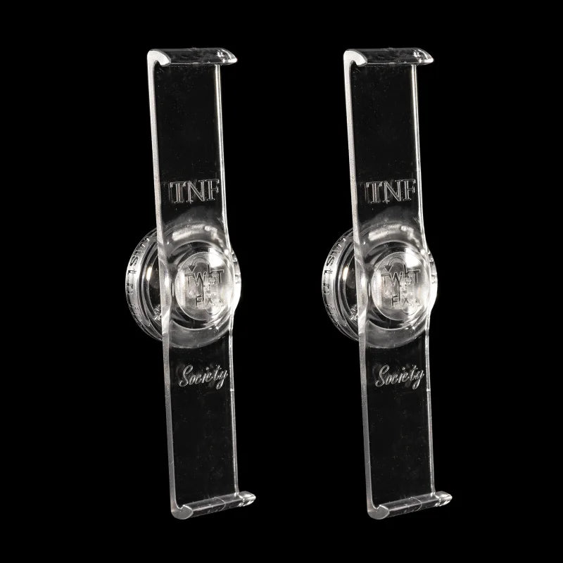 Transparent TwistNFix V3.0 Universal Quick-Release Number Plate Holder UK & German Plates Removable, Low-Profile, High-Speed Tested 280 km/h Automotive-Grade Plastic Front & Rear Mount