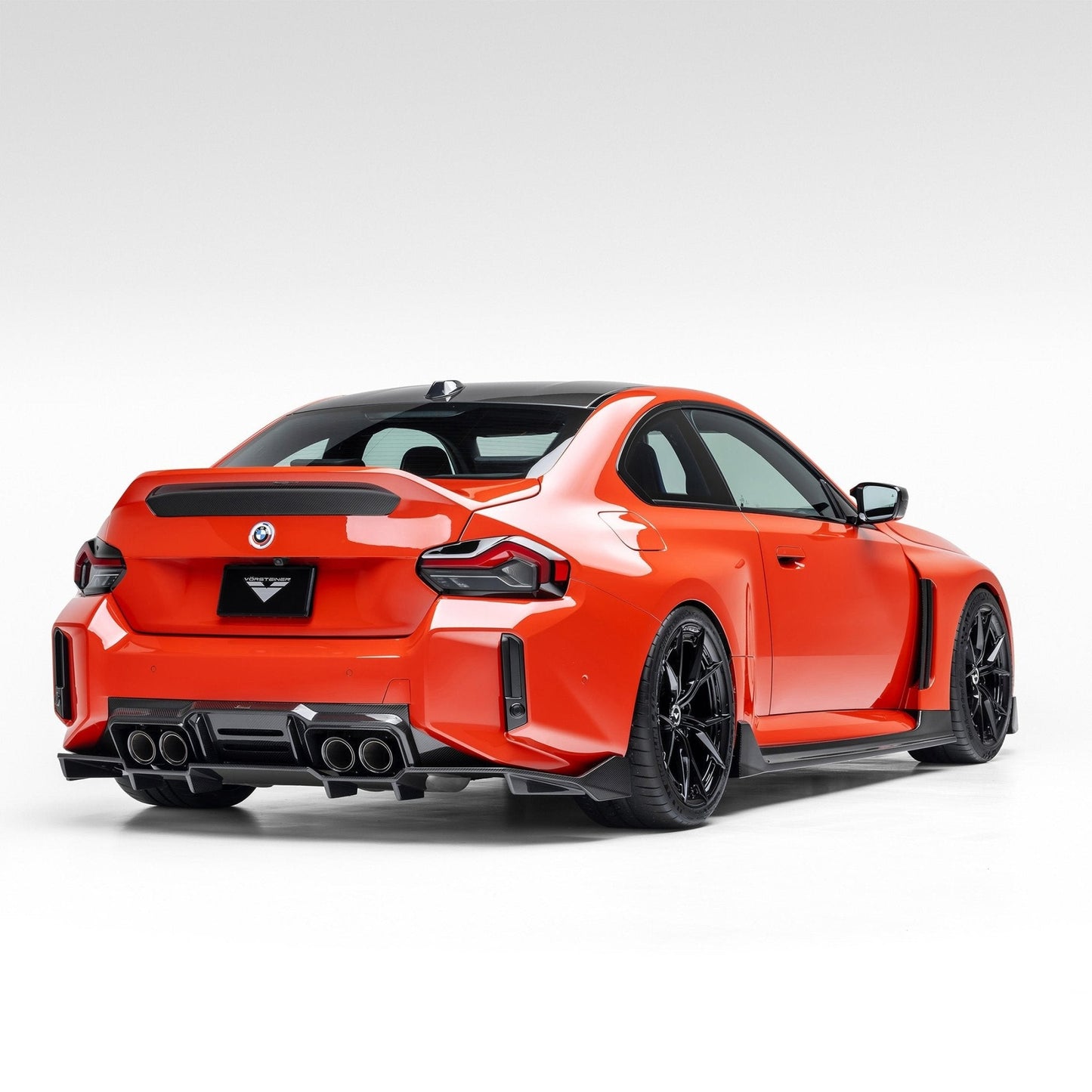 Vorsteiner VRS Aero Dry Carbon Rear Diffuser / Rear Valance Insert for BMW M2 G87 (2023-2025) – Prepreg Autoclave Carbon Fibre/Fiber, Performance Rear Apron, Rear Bumper Lip Diffuser Undertray, OEM+ Direct Fit, High Gloss Finish