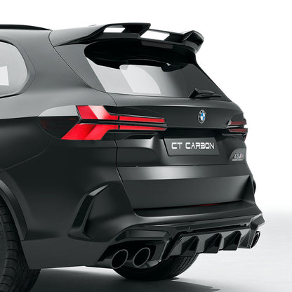 BMW X5 M F95 LCI Facelift 2023–2025 Carbon Fibre (Carbon Fiber) Body Kit | CT Carbon CT Design Pre-Preg Aero Pack – Front Lip Splitter, Side Skirts, Rear Diffuser & Roof Spoiler (X5M Competition)