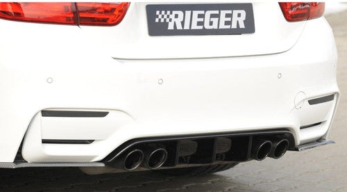 Rieger Rear Diffuser Gloss Black - M3/M4 (F80, F82 F83)
