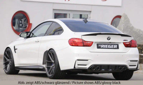 Rieger Rear Diffuser Gloss Black - M3/M4 (F80, F82 F83)