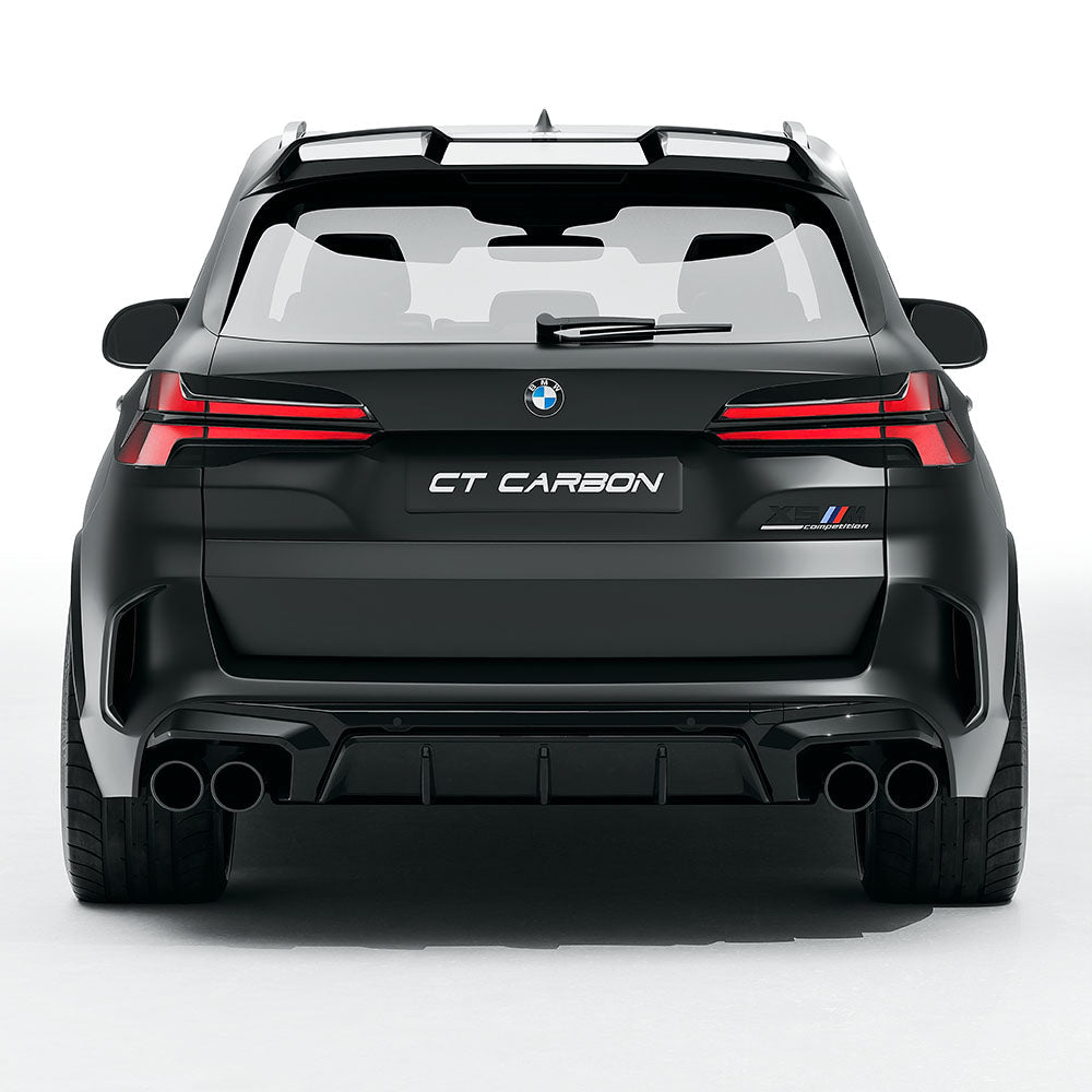 BMW X5 M F95 LCI Facelift 2023–2025 Carbon Fibre (Carbon Fiber) Body Kit | CT Carbon CT Design Pre-Preg Aero Pack – Front Lip Splitter, Side Skirts, Rear Diffuser & Roof Spoiler (X5M Competition)