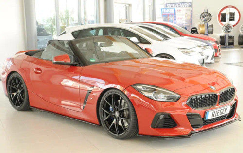 Rieger Front Lip Splitter Gloss Black – BMW Z4 G29 M Sport (2019+) Front Bumper Lip / Chin Spoiler / Front Valance Extension / Aero Lip Diffuser Style – Fits G29 G4Z Body Kit Add-On