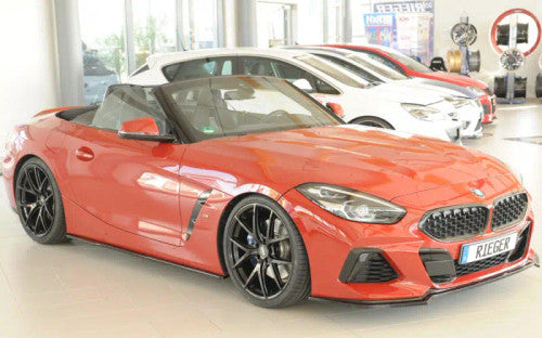 Rieger Tuning BMW Z4 G29 (G4Z) Side Skirts - Gloss Black Sill / Side Skirt Extensions | 2019-2024 Roadster M Sport | Rocker Panel Covers, Aero Side Blades Body Kit Set