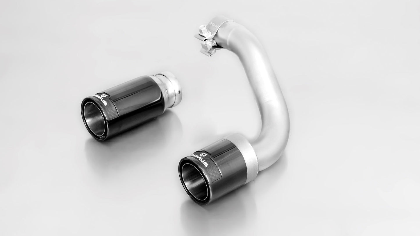 Remus Axle-Back Exhaust Rear Silencer, Twin 84mm Tailpipes for BMW 2 Series 220i F22/F23 (2014+) N20B20A 135kW - Stainless Steel, EEC Approved - Left/Right - No GPF/OPF