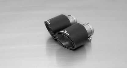Remus Axle-Back Sports Exhaust Rear Silencer/Backbox for Audi A4 B8 Avant Estate (8K) 1.8 TFSI 88kW CABA/DJHA 2008-on, Non-GPF/OPF – Twin Exit 102mm Slash-Cut Tailpipes, Stainless Steel, EU/EEC Type Approved Performance Muffler