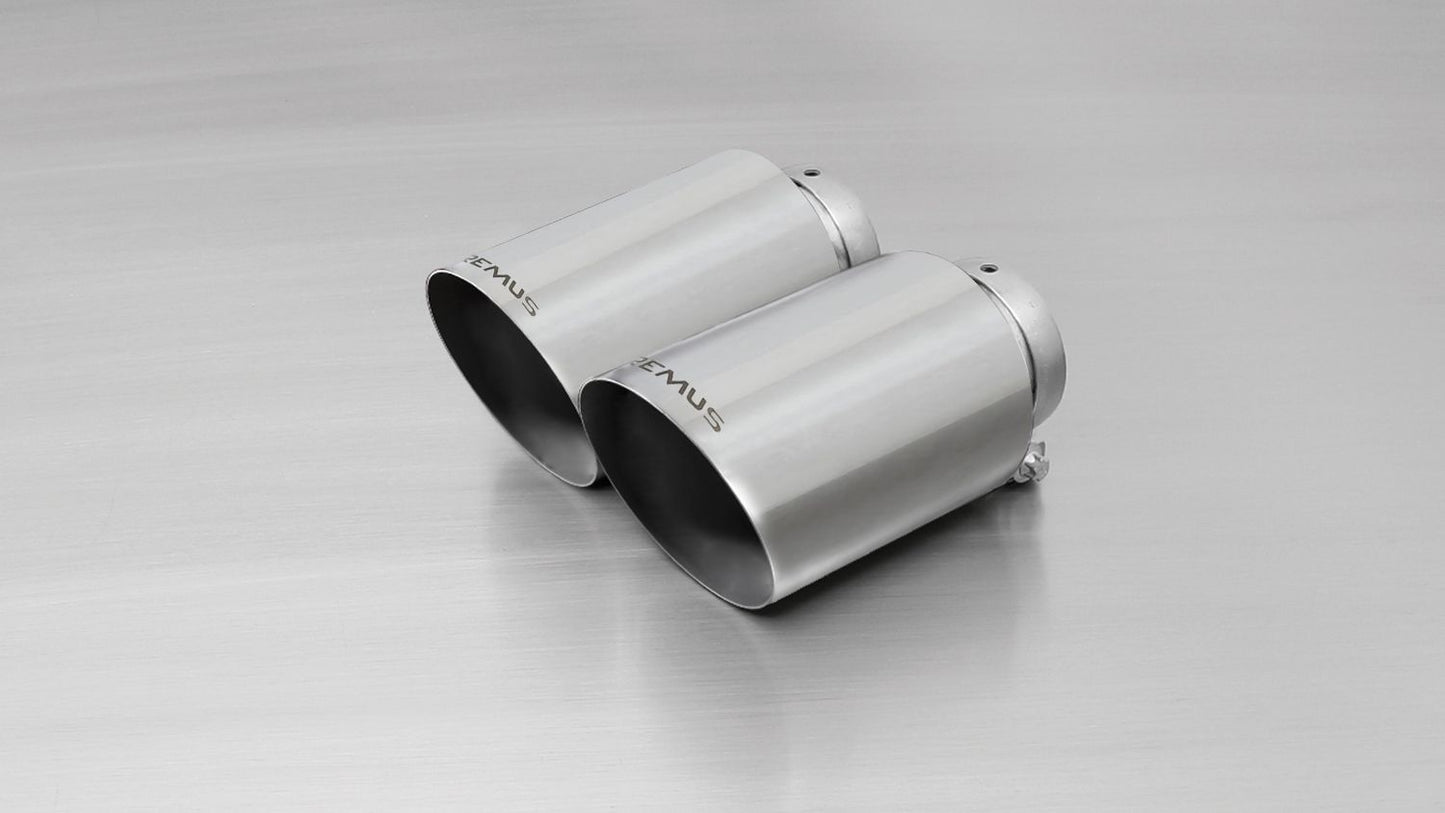 Remus Resonated Cat-Back Exhaust for Ford Focus ST Mk3 2.0 EcoBoost ST250 (2012+) - Centre Exit, Twin 115mm Tailpipes, 184 kW - Stainless Steel, EEC Approved, Non-GPF