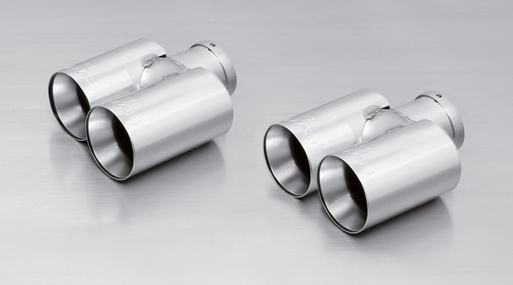 Remus Non-Resonated Cat-Back Exhaust with Non-Resonated Rear Silencer for SEAT Leon Cupra 2.0 TSI 5F (MK3) 2014+ - 70mm System, Quad 76mm Straight-Cut Chrome Tips, Stainless Steel, EEC Approved, Fits Non-GPF/OPF Models (CJXE)