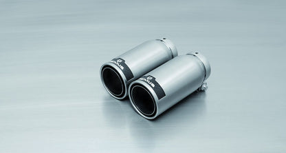 Remus Axle-Back Rear Silencer/Muffler Back Box, Quad 84mm Tips, Non-Res Stainless Steel Performance Exhaust for SEAT Leon Mk3 5F FR 1.2 TSI CJZB 2013-2016 (No GPF/PPF), Quad Exit, ECE Approved