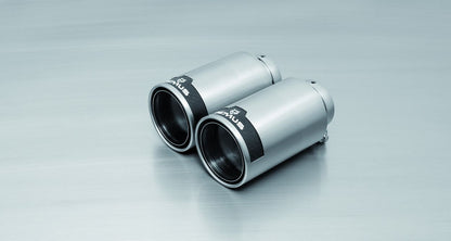 Remus Non-Resonated Cat-Back Exhaust System for Ford Mustang 2.3 EcoBoost (S550) 2015-2017 - Stainless Steel, EEC Approved, for Vehicles Without GPF - 98mm Carbon/Black Chrome Tip Options
