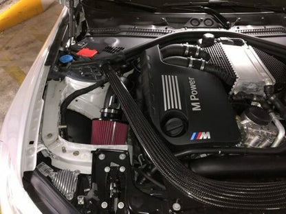 VRSF High Flow Cold Air Intake Kit for BMW S55 - M3 F80, M4 F82/F83 & GTS, M2 Competition F87 - 3 Inch Mandrel-Bent Aluminium, Cleanable Filters, Dyno-Proven Gains