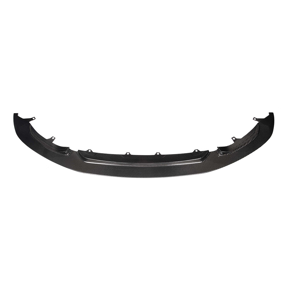 BMW M3/M4 F80 F82 F83 (F8X) GT Style Pre-Preg Dry Carbon Fibre Front Lip Spoiler/Splitter by CT Carbon - Carbon Front Bumper Lip, Aero Lip - Fits 2014-2020 M3 F80, M4 F82 Coupe & F83 Convertible - M Performance Style