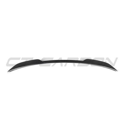 BMW M4 G82 / 4 Series G22 Coupe Autoclaved Dry Carbon Fibre/Fiber Rear Lip Spoiler - DA Style Pre-Preg Boot/Trunk Lip by CT Carbon (2020+ 2021+) Gloss Twill Weave