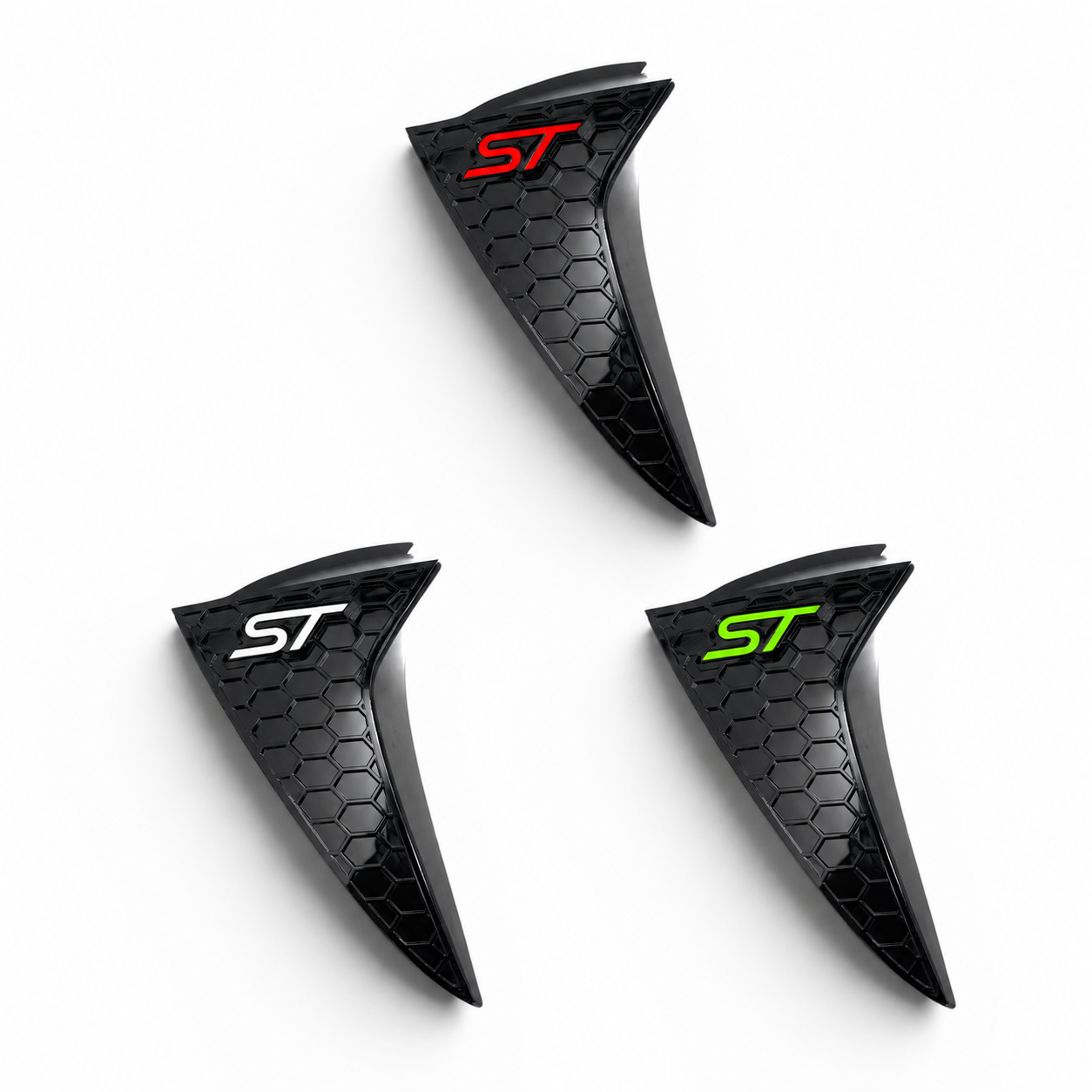 Ford Focus MK4 & MK4.5 (All Models) Rear Window Side Cover (Hex Design) - Hatchback Only