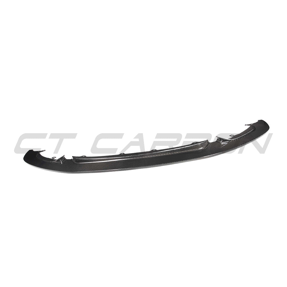 BMW M3 M4 F80 F82 F83 2014-2020 Pre-Preg Carbon Fibre Front Splitter – GT Style Front Lip Spoiler, Gloss Carbon Aero Chin/Bumper Lip, OEM+ Fitment (Saloon, Coupe, Convertible)