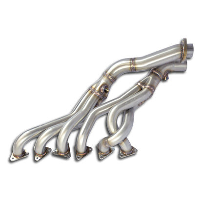 Supersprint BMW Z4 N52B30 3.0si/3.0is Headers - Stainless Long Tube Tubular Exhaust Manifold/Extractors Upgrade (E85/E86 Roadster & Coupe) 2006-2008 | Racing Header Set Performance Manifold Kit | Part 981301