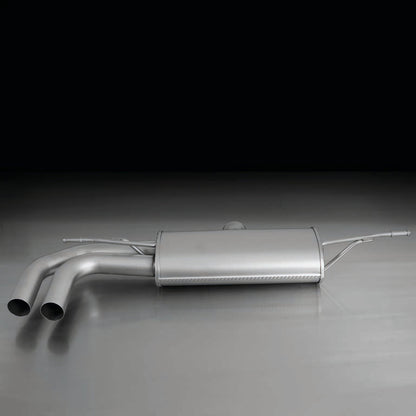 Remus Cat-Back Exhaust System for Audi A3 1.4 TFSI  Non-Resonated, Stainless Steel, EC Homologated, Left Exit, 2x84mm Straight Carbon Tailpipes