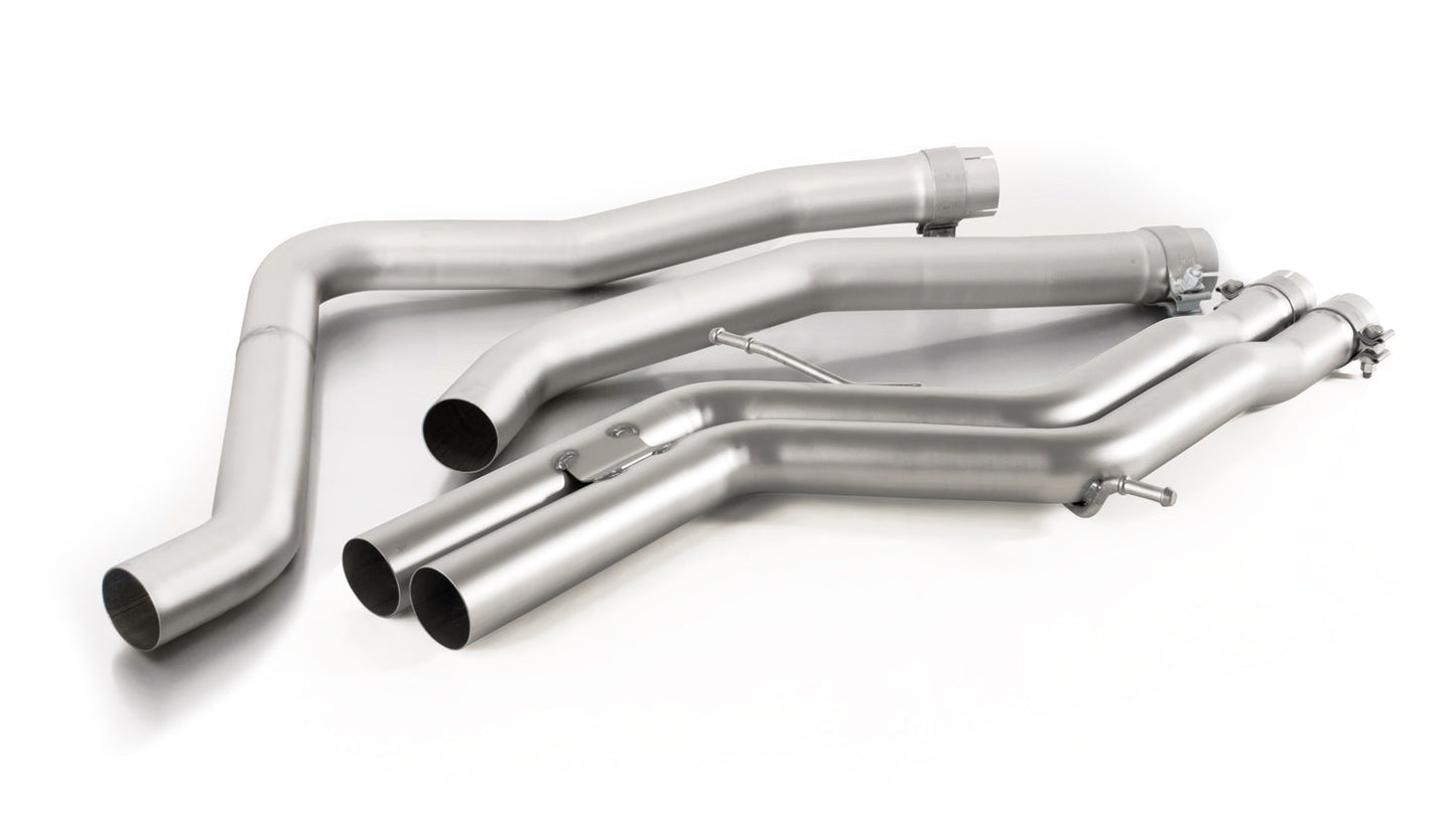 Audi RS6 C7 (A6 C7 Avant) 4.0 V8 Performance Valved Non-Resonated Cat-Back Exhaust System | OE Valve Control | Stainless Steel | EEC Approved | No GPF