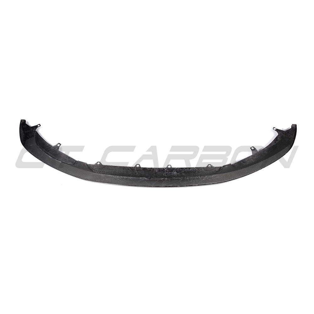 BMW M3 M4 F80 F82 F83 2014-2020 Pre-Preg Carbon Fibre Front Splitter – GT Style Front Lip Spoiler, Gloss Carbon Aero Chin/Bumper Lip, OEM+ Fitment (Saloon, Coupe, Convertible)