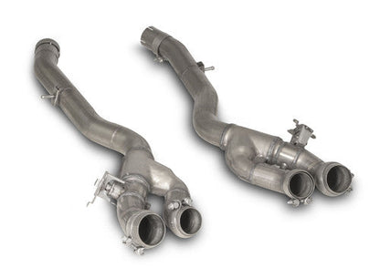 Remus Cat back Racing System Left/Right with Integrated valves using the OE valve control system with 4 tail pipes ÃƒËœ 98 mm Black Chrome, straight, carbon insert - 4 Series G82 M4 375 kW S58B30A 2021-