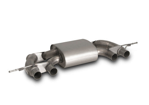 Remus Axle back System Left/Right with Integrated valves using the OE valve control system with 4 tail pipes ÃƒËœ 102 mm angled, straight cut, chromed - 4 Series G82 M4 Competition 353 kW S58B30A 2021-