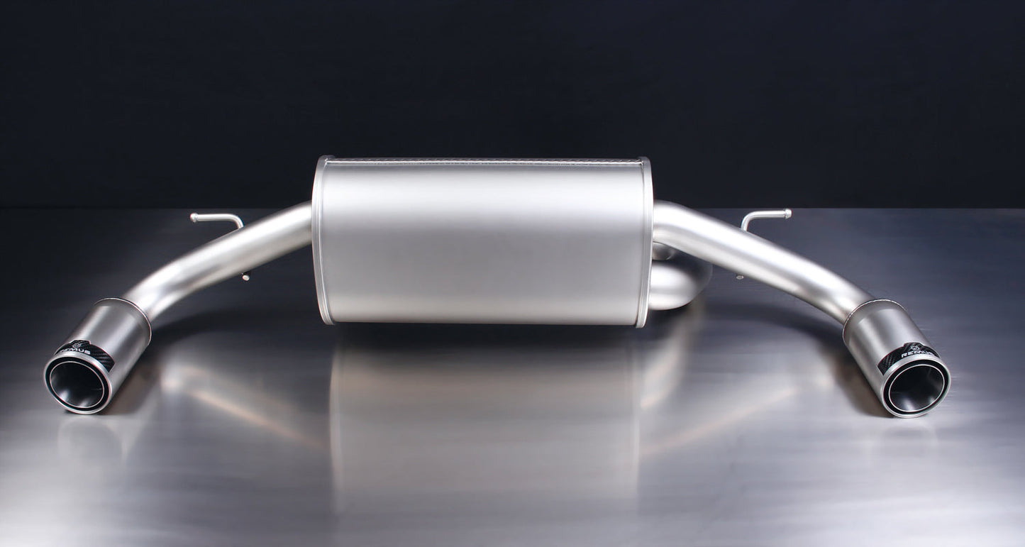 Remus Axle-Back Sports Exhaust Rear Silencer/Muffler Back Box for BMW 1 Series 114i F20/F21 (2012+) N13B16 1.6 Turbo | Twin 84mm Tailpipes (2x84) | Stainless Steel | ECE/EEC Approved Road Legal | Non-GPF/OPF | Performance Rear Section Upgrade