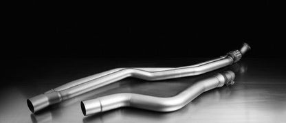 Remus Resonated Quad Exit Cat-Back Exhaust for BMW 4 Series 428i F32/F36 (Coupe/Gran Coupe, 2012+) N20 2.0T - Stainless Steel Sports Rear System with 4x 76mm Rolled-Edge Chrome Tips | Performance Catback/Muffler Upgrade | Axle-Back/Back Box