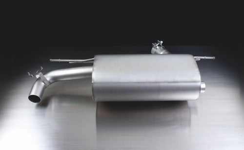 Remus Axle-Back Exhaust Back Box/Muffler, Quad 4x76mm Chrome Rolled-Edge Tips for BMW 4 Series F32 Coupe F36 Gran Coupe 420i 2.0T N20 2012-on - Performance Stainless Sports Rear Silencer Upgrade