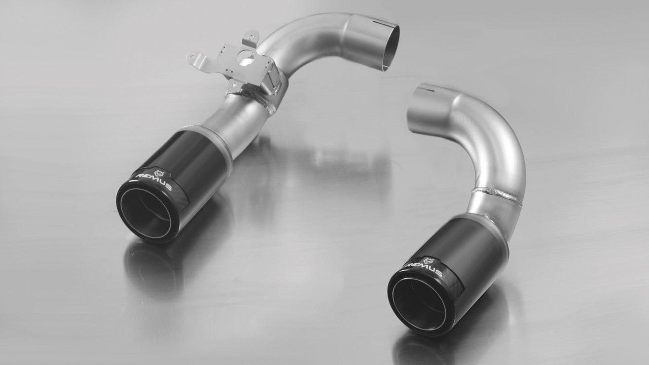 Remus Rear Silencer Axle-Back Exhaust for BMW 4 Series 435i (F32/F36) 2015+  Valved, Stainless Steel, Quad 84mm Tips, EEC Approved, No GPF