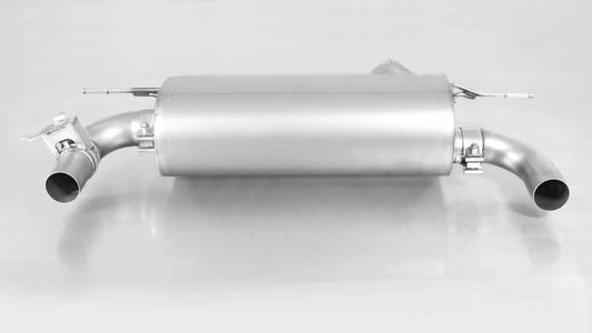 Remus Valve-Controlled Performance Exhaust Back Box/Muffler Rear Silencer (Axle-Back), Stainless Steel, Twin 84mm Tips, EU E-Marked Type Approved - BMW 3 Series 340i F30/F31 LCI 2015+, B58 3.0T, Non-OPF/GPF, Saloon & Touring