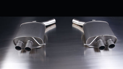 Remus Axle-Back Exhaust Back Box/Rear Silencer/Muffler for BMW X3 F25 (2012-2014, 105 kW, non-OPF/GPF) – Quad Exit 84mm Tailpipes, Austrian-Made Stainless Steel, ECE Type Approved, Direct-Fit Performance Upgrade