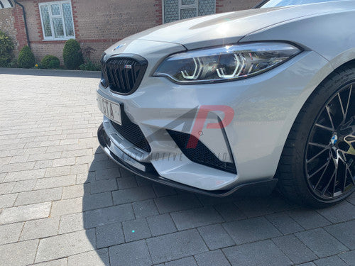 AP Design Dry Carbon Fibre Front Splitter for BMW M2 Competition (F87) 2018+ | Automotive Passion M2C Front Lip Spoiler | OEM Fit | Lightweight Dry Carbon Aero