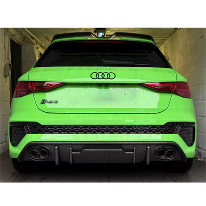 Audi RS3 8Y 2021+ Carbon Fiber Rear Diffuser Kit