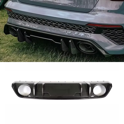 Audi RS3 8Y 2021+ Carbon Fiber Rear Diffuser Kit
