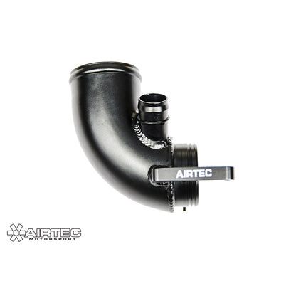 AIRTEC Motorsport EA888 Gen 3 MQB Turbo Inlet/Induction Elbow Pipe - High-Flow Pro-Series Black - Fits VW Golf GTI/R Mk7 Mk7.5, Audi S3/A3 8V, Seat Leon Cupra, Skoda Octavia vRS - Direct-Fit Intake Upgrade