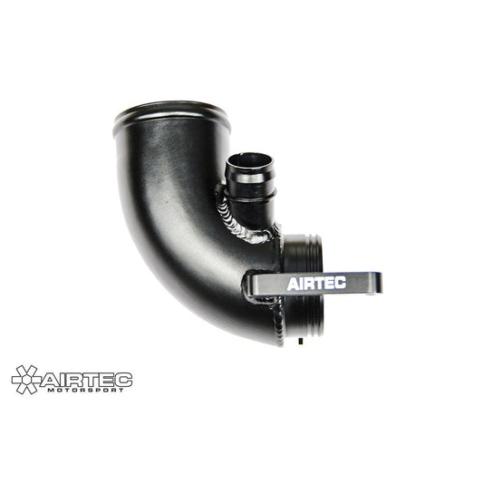 AIRTEC Motorsport EA888 Gen 3 MQB Turbo Inlet/Induction Elbow Pipe - High-Flow Pro-Series Black - Fits VW Golf GTI/R Mk7 Mk7.5, Audi S3/A3 8V, Seat Leon Cupra, Skoda Octavia vRS - Direct-Fit Intake Upgrade