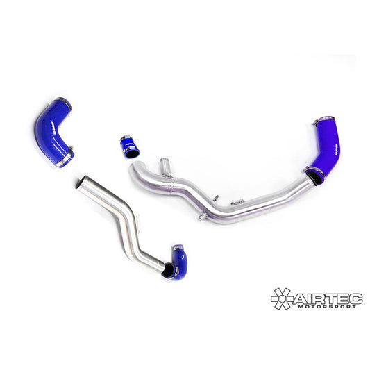 AIRTEC Motorsport Big Boost & Charge Pipe Kit for Ford Fiesta ST180 ST200 MK7 1.6 EcoBoost – 2.5in Alloy Hard Pipes, Pro Hoses Silicone, Pro-Series Black – Hot/Cold Side Intercooler Piping Boost Hose Upgrade – Turbo Piping – Stage 2 Supporting Mod