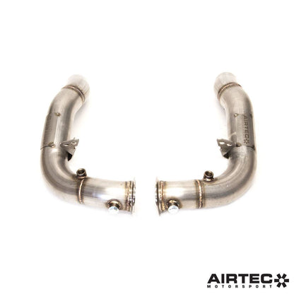 AIRTEC Motorsport S63TU Race Downpipes - Catless/Decat/De-Cat Front Pipes for BMW M5 F10 & M6 F06 Gran Coupe F12 F13 (S
