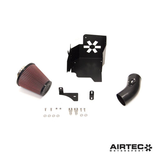 AIRTEC Motorsport Cold Air Intake (CAI) / Induction Kit for BMW M135i F40 (2019+) 1 Series 2.0 Turbo B48 - Performance Cone Filter, Alloy Intake Pipe & Heat Shield - Direct Fit OEM Replacement Upgrade