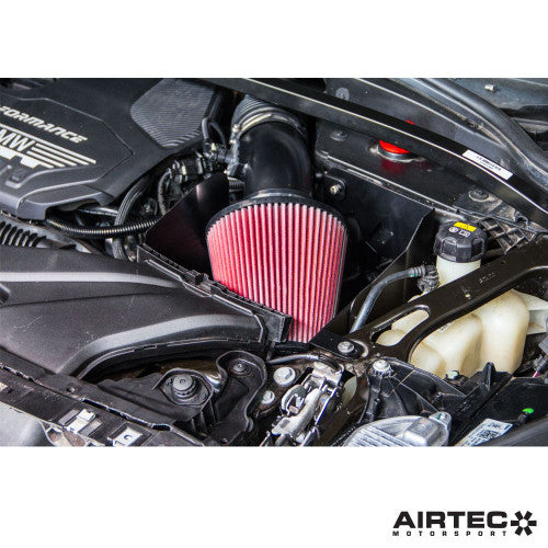 AIRTEC Motorsport Cold Air Intake (CAI) / Induction Kit for BMW M135i F40 (2019+) 1 Series 2.0 Turbo B48 - Performance Cone Filter, Alloy Intake Pipe & Heat Shield - Direct Fit OEM Replacement Upgrade