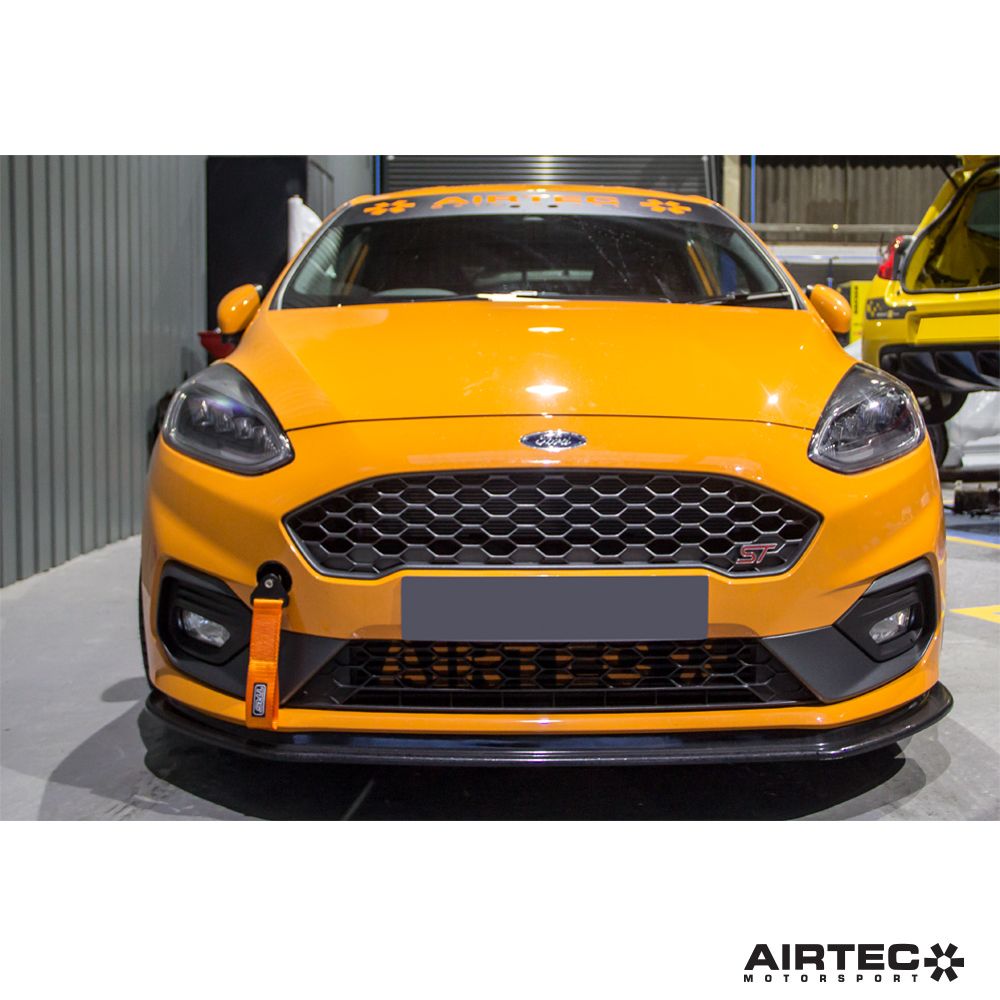AIRTEC Motorsport Race Tow Strap Kit for Ford Fiesta MK7/MK8 (incl. ST)  Direct-Fit Threaded Adapter, No Bumper Removal