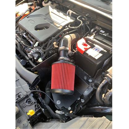 AIRTEC Motorsport Induction Kit / Cold Air Intake for Ford Focus Mk4 2018-2023 1.0T 1.5T EcoBoost | Performance Cone Filter, CNC MAF Tube, Heat Shield | Pro Hoses Silicone Black/Blue/Red | Airbox Delete Ram Air Intake System | Bolt-On Upgrade