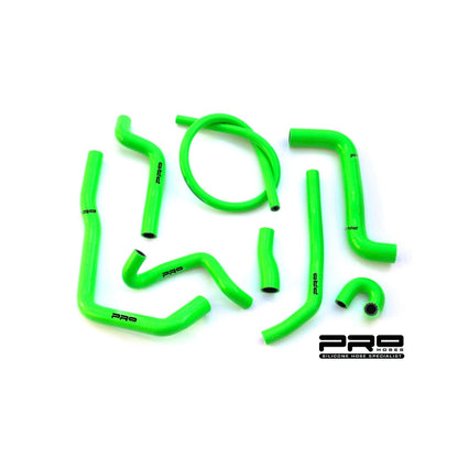 Pro Hoses Silicone Ancillary Hose Kit for VW Volkswagen Golf Mk2/MkII GTI 1.8L 8V (K-Jet/K-Jetronic/KJet) - 8pc Engine Bay Coolant, Vacuum & Breather Hose Set - Golf II/Golf 2 GTI 8-Valve Performance Replacement