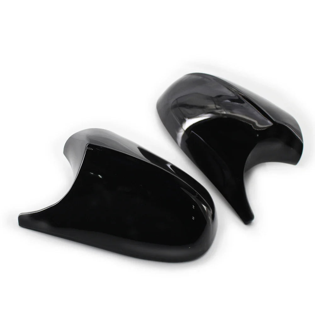 Basic Carbon BMW E87 E90 E92 E93 LCI Gloss Black Mirror Covers (Inc. 130i, 335d & 335i)