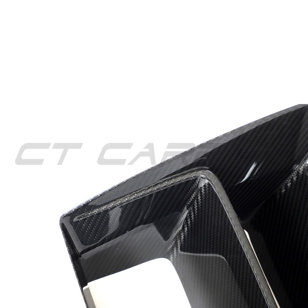 BMW M2 G87 Front Bumper Carbon Fibre Vent Inserts / Brake Cooling Air Ducts & Scoops (2023+) – Gloss Pre-Preg OEM Style Performance Intakes – CT Design