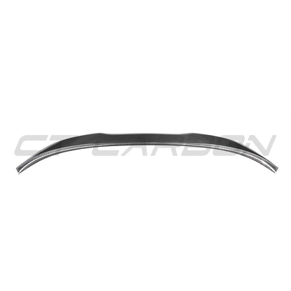CT Carbon V2 Style Dry Carbon Fibre Boot Lid Spoiler / Trunk Lip for BMW F80 M3 & F30 3 Series Sedan Saloon 2011–2020 – Gloss 2x2 Twill Pre-Preg Autoclaved Rear Lip Decklid Tail Wing