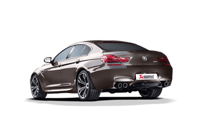 Akrapovic Evolution Line Titanium Valved Cat-Back Exhaust with Carbon Fibre Tips for BMW M6 Gran Coupe (F06) 2013-2017