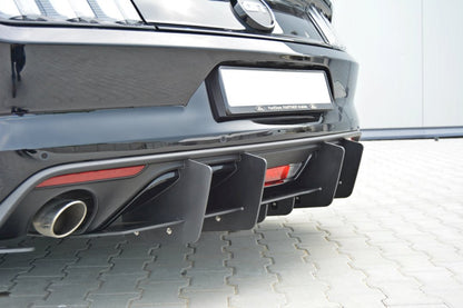 Maxton Design - FORD MUSTANG MK6 GT - REAR DIFFUSER (2014-17)